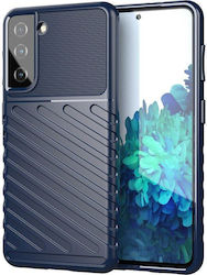 Hurtel Thunder Silicone Back Cover Durable Navy Blue (Galaxy S23)