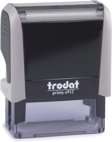 Trodat Printy 4912 Rechteckiger Tintenstempel Selbsteinfärbung "Text" und Schwarz Farbe