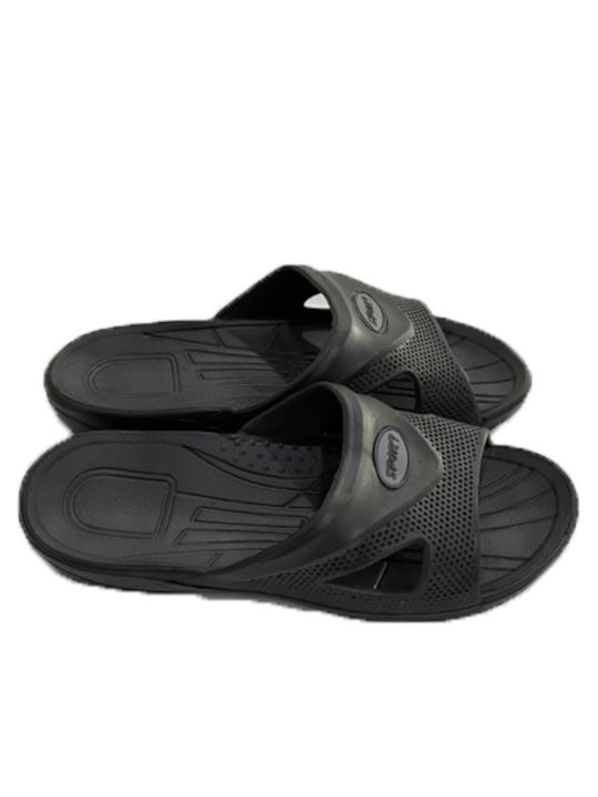 Ustyle Men's Slides Black