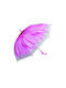 AGC Kinder Regenschirm Gebogener Handgriff Rosa mit Durchmesser 90cm.