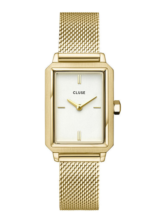 Cluse Γυναικείο Ρολόι 30.6mm Μπαταρίας με Χρυσό...