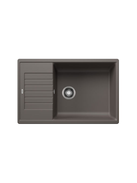 Blanco ZIA XL 6 S Compact 527397 Drop-In Chiuvetă din Granit Sintetic L78xW50cm Volcano Grey