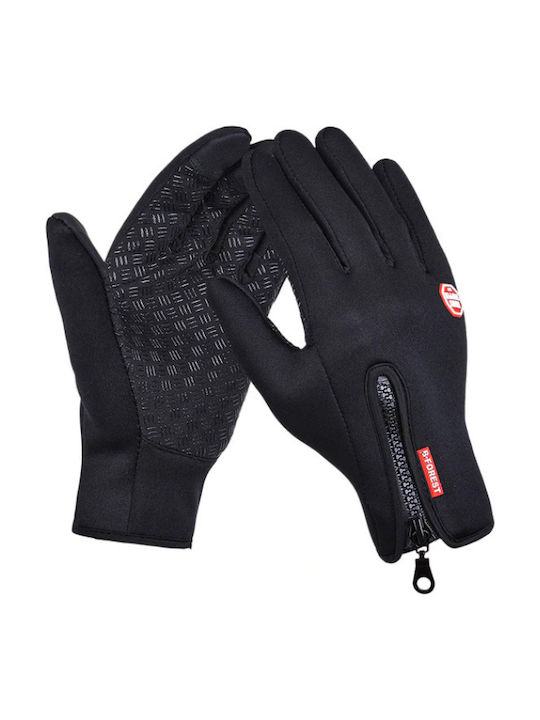 A0001 Voller Finger Fahrradhandschuhe Erwachsene Schwarz