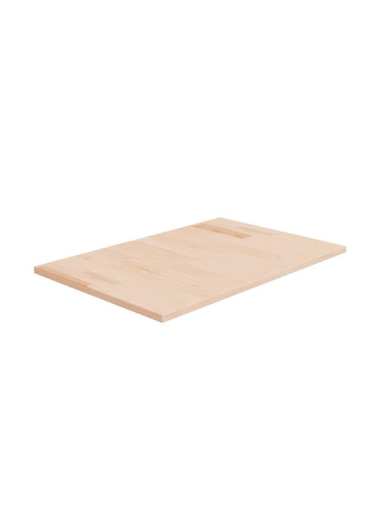 vidaXL Rectangular Bathroom Vanity Unit made of Solid Wood 60x40x1.5cm 342926 1pcs