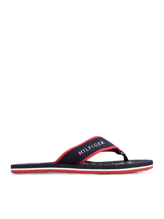 Tommy Hilfiger Herren Flip Flops Anatomisch Blau