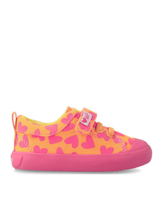 Kids Sneakers with Scratch Pink