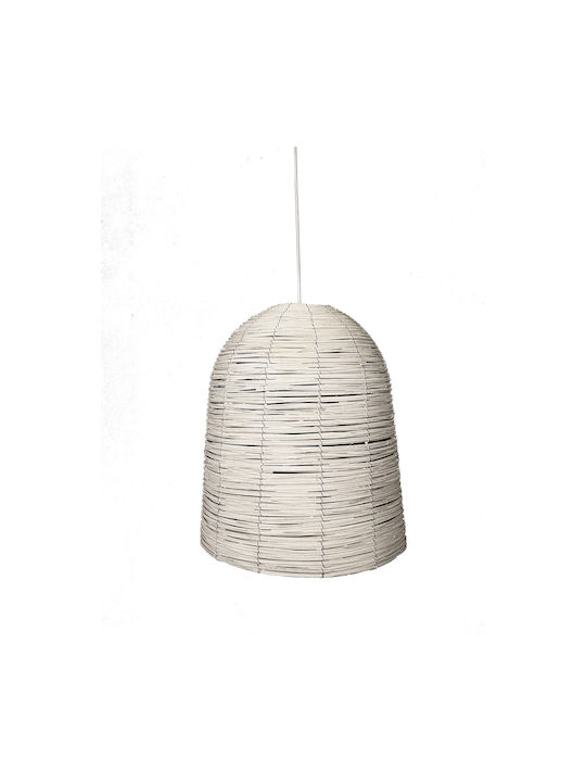 Ravenna Amazon Pendant Light Single-Light Bell for Socket E27 White