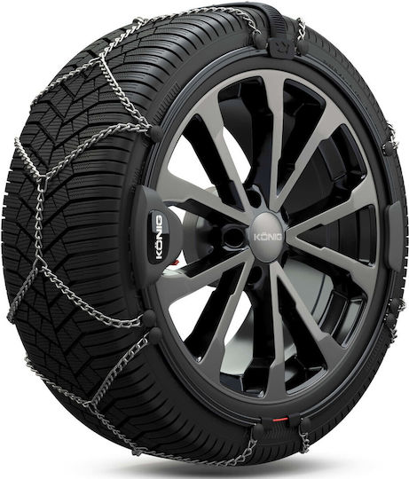 Konig No 590 Anti-slip Chains Thickness 7mm Passenger Car 2pcs