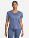 Nike One Women's Athletic T-shirt Dri-Fit Purple