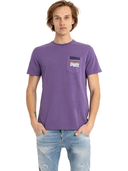 Superdry D1 Ovin Vintage T-Shirt Lila