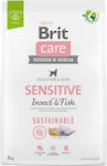 Brit Care Digestion & Skin Sensitive 3kg Dry Food Grain Free for Adult Dogs with Fish