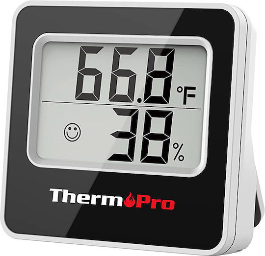 Thermo Pro Θερμόμετρo & Υγρασιόμετρo Επιτοίχιο / Επιτραπέζιο για Χρήση σε Εσωτερικό Χώρο LCD