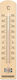 Fackelmann Wall Thermometer Wooden 18cm