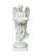 Soldatos Dekorativ Statuette aus Stein Engel mit Becken 23cm 1Stück