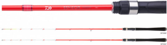 Daiwa Sensor Palangrotte Lanseta de pescuit pentru Pescuit vertical 2.1m 30-120gr