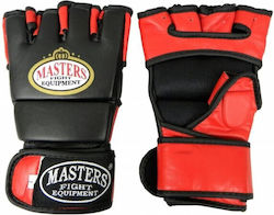 Sport Masters Free Fight Gloves Γάντια ΜΜΑ από Συνθετικό Δέρμα Μαύρα