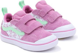 Vans Παιδικά Sneakers Comfycush New Skool V με Σκρατς για Κορίτσι Ροζ