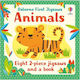 Animale Usborne First Jigsaws și Carte