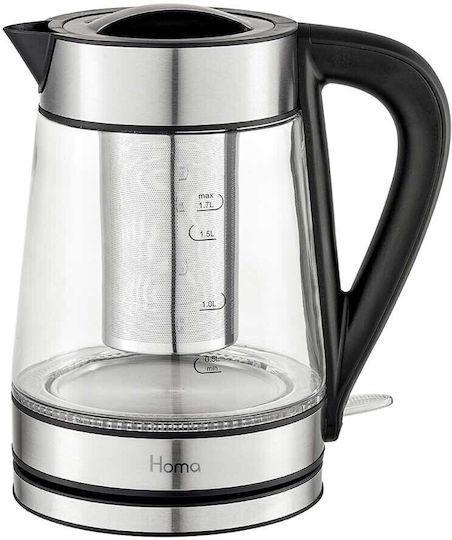 Homa Βραστήρας 1.7lt 2200W Ασημί