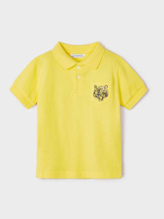 Kids' Polo Short Sleeve Yellow