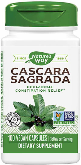 Nature's Way Cascara Sagrada 100 вегетариански капсули