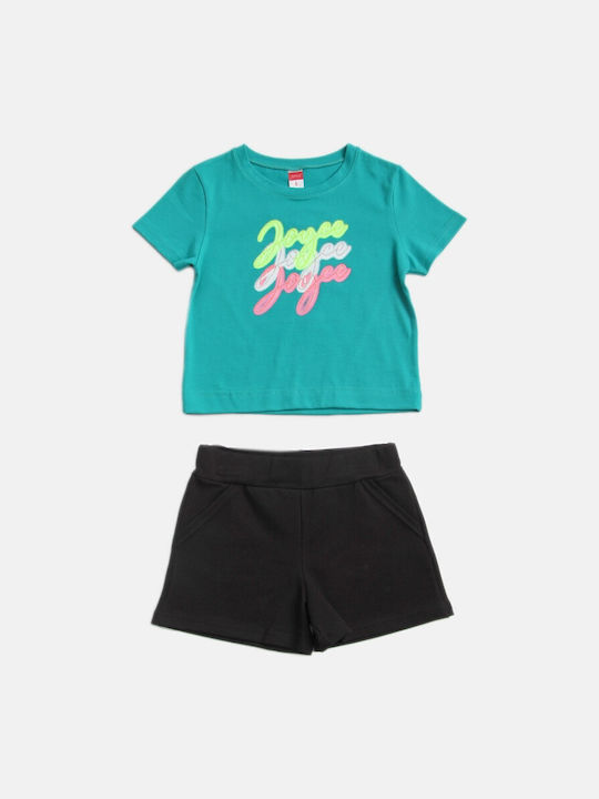 Joyce Kids Set with Shorts Summer 2pcs Green