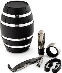 Giftland Βαρέλι Σετ Αξεσουάρ Κρασιού 4τμχ 50-35