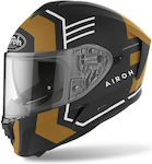 Airoh Spark Thrill Gold Matt Motorradhelm Volles Gesicht 1520gr