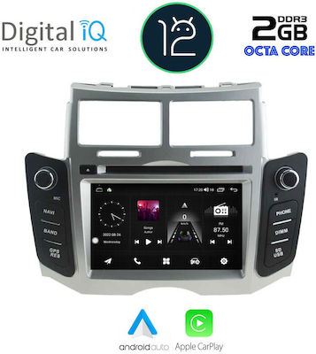 Digital IQ Sistem Audio Auto pentru Toyota Yaris 2006-2011 (Bluetooth/USB/AUX/WiFi/GPS/Apple-Carplay/Partitură) cu Ecran Tactil 7"