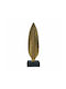 InTheBox Декоративно Лист Dessa Deco от Полиретан Gold - Black 8.5x5x30.7см 1бр