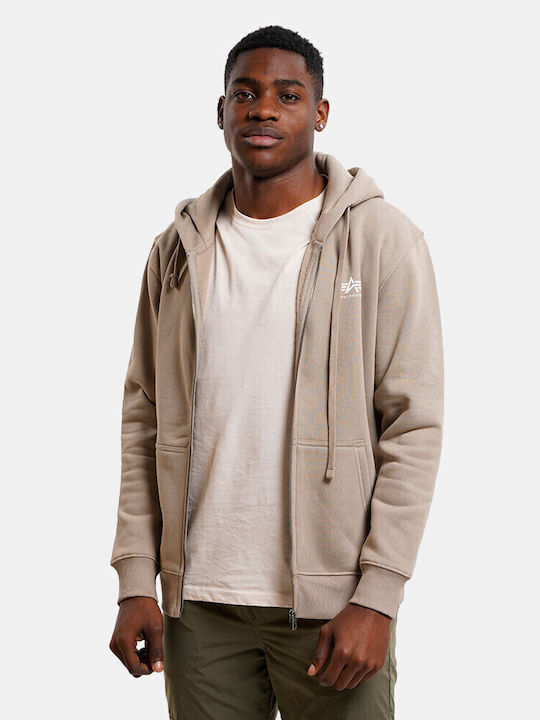 Alpha Industries Ζακέτα με Κουκούλα Sand