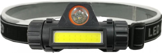 Uniross Wiederaufladbar Stirnlampe LED IP44 mit maximaler Helligkeit 150lm