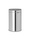 Brabantia NewIcon Stainless Steel Waste Bin 40lt Matt Steel