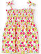 Kinderkleid Ärmellos Orange