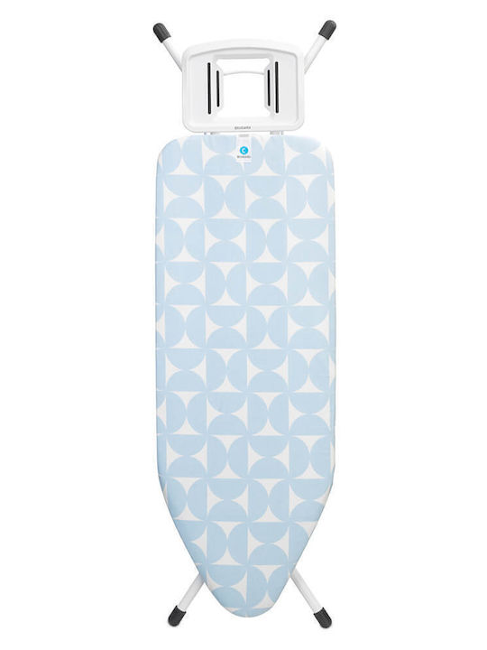 Brabantia Σιδερώστρα για Σίδερο Ατμού Σπαστή Fresh Breeze 124x45x98cm