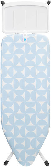 Brabantia Fresh Breeze Ironing Board For Steam Iron Foldable Fresh Breeze 124x45x98cm