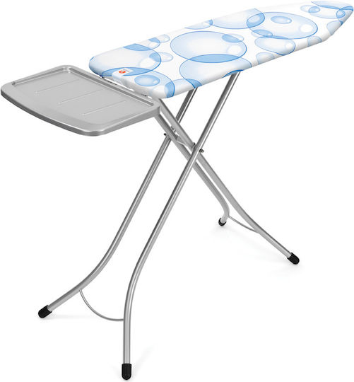 Brabantia Bubbles Ironing Board for Steam Iron Foldable 124x38x96cm