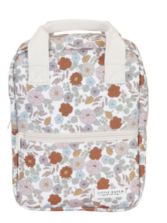 Little Dutch Vintage Little Flowers School Bag Backpack Elementary, Elementary Multicolored