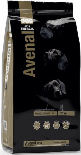Avenal Alta Energia 18kg Trockenfutter für erwachsene Hunde mit Fleisch, Geflügel und Reis
