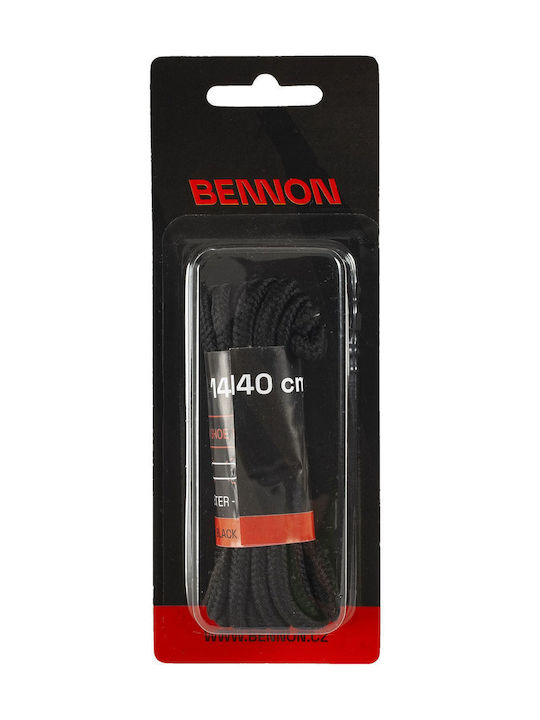 Bennon Shoelaces Black 2pcs 140cm