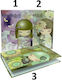 Graffiti Clipboard with 2 Rings for Paper A4 Kimmidoll (Μiscellaneous Designs/Colors) 1pcs