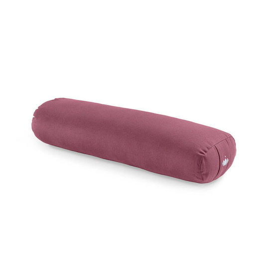 Lotus Crafts Bolster Restorative Yoga Pillow 72x20x15 cm in Purple Color