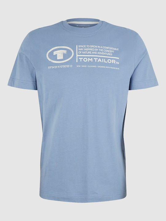 Tom Tailor T-shirt Bărbătesc cu Mânecă Scurtă S...