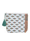 Toiletry Bag Green/White/Orange 22cm