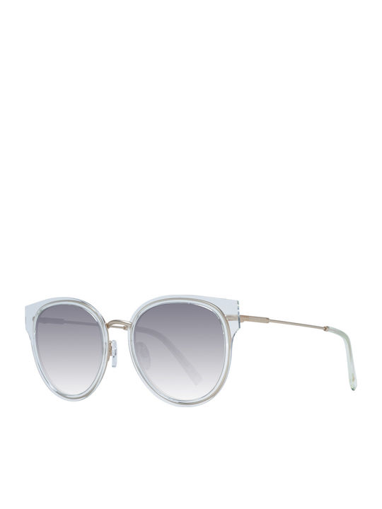 Ted Baker Women's Sunglasses with Transparent Frame and Gray Gradient Lens TB1659 575