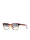 Ted Baker Men's Sunglasses with Brown Tartaruga Acetate Frame and Gray Gradient Lenses
