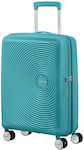 American Tourister Soundbox Spinner Cabin Suitcase H55cm Turquoise Tonic