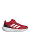 Runfalcon 3.0 El K Kids Sports Shoes Running with Hoop & Loop Closure Red