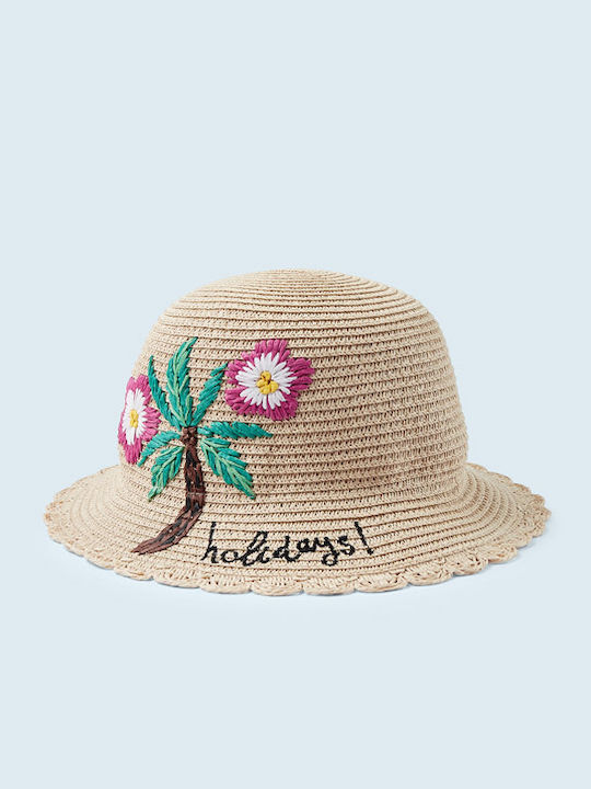 Mayoral Kids' Hat Bucket Beige