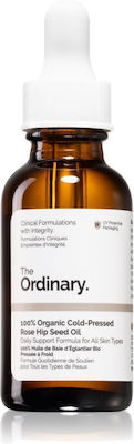 The Ordinary 100% Organic Cold-Pressed Rose Hip Seed Λάδι Προσώπου για Ενυδάτωση & Σύσφιξη 30ml